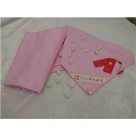 帶標(biāo)粉色蠶絲套子
