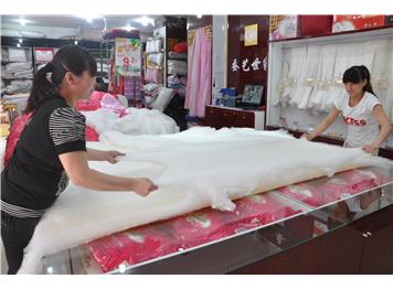 蠶絲被制造流程9